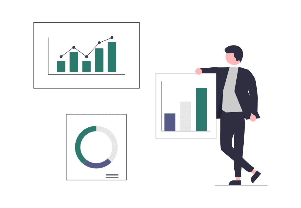 Data tracking and reporting illustration